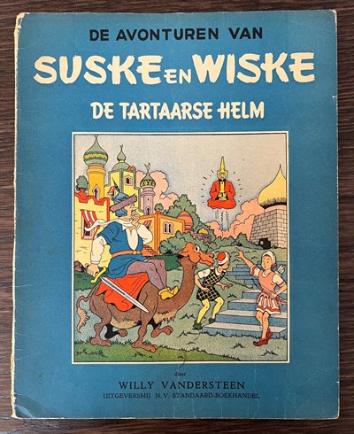 Suske en Wiske - 3 - De Tartaarse helm - Softcover - Eerste druk - 1953