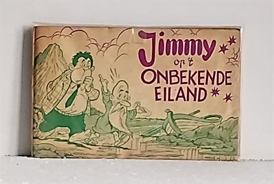 Jimmy Brown - Nr 12 -Jimmy Brown op ‘t onbekende eiland - eerste druk - 1962