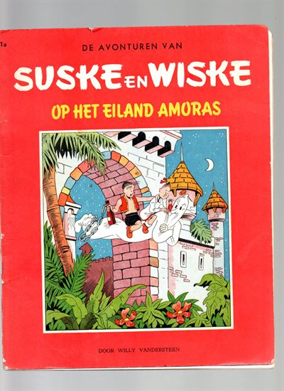 Suske en Wiske - ongekleurt - 1961 - NL - Cover - Nr 1a - V2 - Her, Druk - Willy Vandersteen.