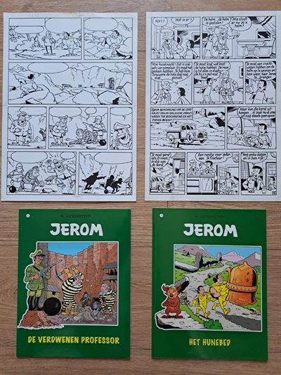 Jerom - Het hunnebed+ De verdwenen proffesor + 2 Originele platen - 2009