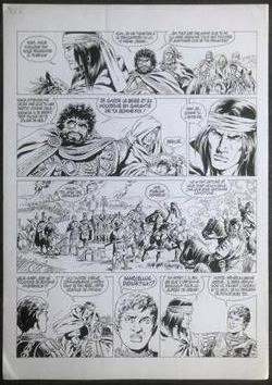 Vae Victis! - Originele pagina (42x30) - Mitton - (1993).