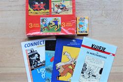 Kuifje: 4 promotiefolders, Tijdschriften, puzzel 1977 en kwartetspel 1993