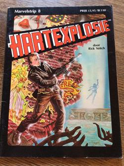 Hartexplosie Marvelstrip nr 8 eerste druk 1985