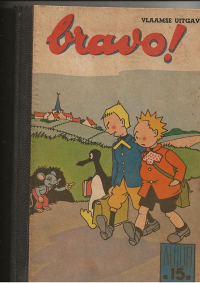 Bravo ! bundeling 15 Vlaamse uitgave 1949 in prima staat