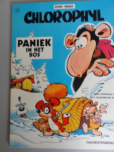 Dupa/Greg - Chlorophyl - Paniek in het bos - sc - Eerste druk - 1974