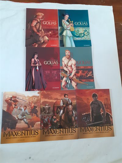 Golias en Maxentius - 2 complete reeksen - 7 albums - sc