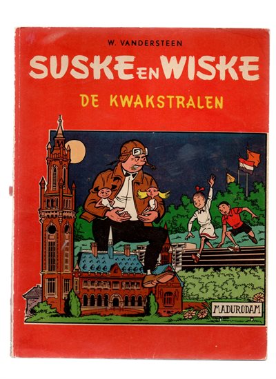 Suske en Wiske - 2 Kleuren - De Kwakstralen - NL - 1ste - Dr - Willy Vandersteen - Nr 36.