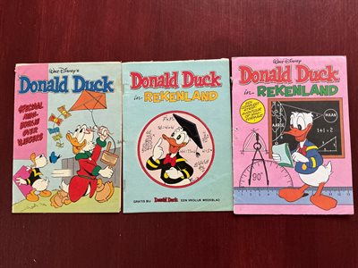 Donald Duck - rekenboekjes - 1983/84