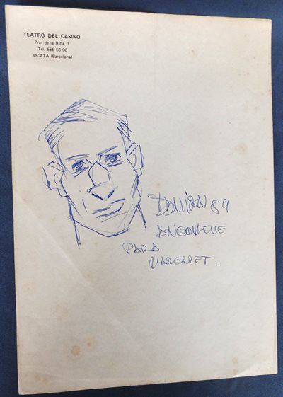 Sergi San Julian - originele tekening o.a. Creepy - Angoulême 1989