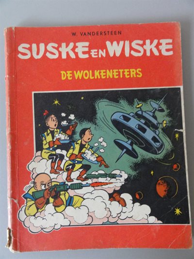 Suske en Wiske 41 - De wolkeneters - sc - Eerste druk - 1961