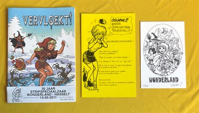 Vervloekt 1 - SC - Oplage 100ex - Inclusief ex libris + Tekening - Eerste druk - 2011