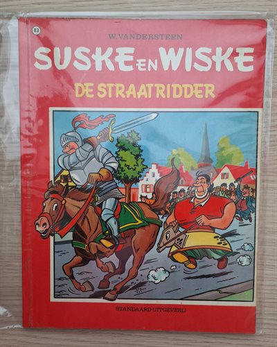 Suske en Wiske - de straatridder - 1968 - herdruk - Standaard