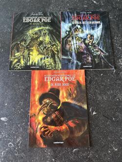 Sc De fantastische avonturen van Edgar poe 1-3 (1ste druk)