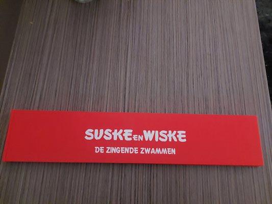 Suske en Wiske - deel 1 - De zingende zwammen - Illegale uitgave - Proefexemplaar - hc - 1e druk 2000