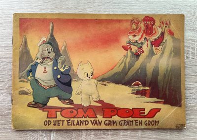 Tom Poes, Op het eiland van Grim, Gram, en Grom - sc - 1e druk 1947