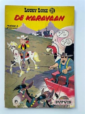 Lucky Luke - 24 - De karavaan - Softcover - Eerste druk - 1964