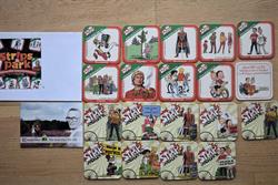 Set bierkaartjes Striproute  Rode Ridder, Kiekeboes, Suske en Wiske, Kari Lente...