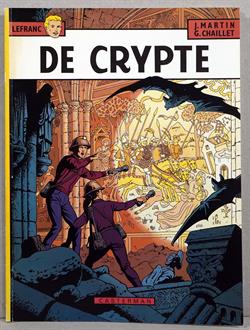 Lefranc 9. De crypte -sc- 1e druk, 1984