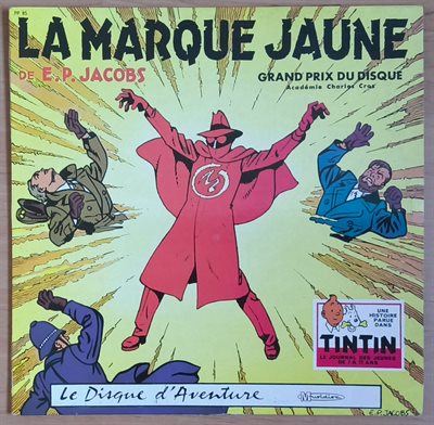 Blake en Mortimer - Disque La marque jaune -33 toeren - 30 cm (Musidisc 1965)