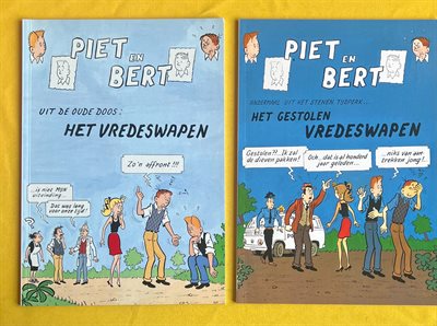 Piet Pienter en Bert Bibber - Het vredeswapen /Het gestolen vredeswapen - SC - Eerste druk - 1994/1995