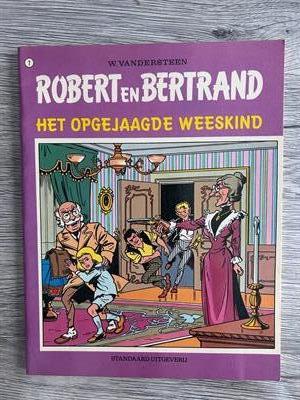 Robert en Bertrand 2 : Het opgejaagde weeskind - ED 1973 - W. Vandersteen - incl rebussticker familie Snoek