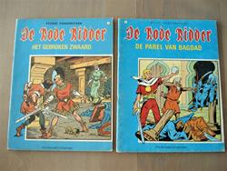 De Rode Ridder (27x) - Nrs 1, 2, 4, 7, 10, 12, 13, 16, 17, 18, 19, 22, 24, 27, 28, 30, 31, 45, 47, 48, 51, 52, 64, 78 (2x), 99 en 101 - SC - ongekleurde herdrukken - Standaard Uitgeverij. 
