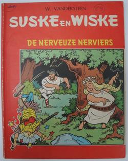 Suske en Wiske - TG51 - Nerveuze Nerviërs - eerste druk - sc - 1964