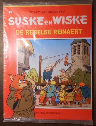 Suske en Wiske nr. 257 : De rebelse Reinaert (1998) - eerste druk - sc in seal met als bijvoegsel het S & W- clubblad nr. 1