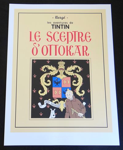 Tintin/Kuifje - Zeefdruk - Le sceptre d'Ottokar - 1995