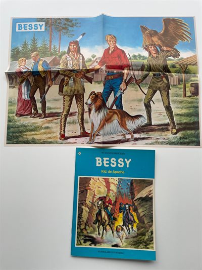 Bessy 102 - Kid, de Apache + poster/raam affiche - eerste druk - 1973
