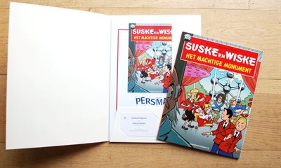 Suske en Wiske- Machtige Monument- speciale uitgave - Persmap -2008