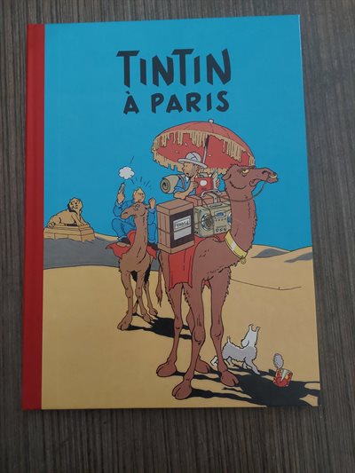 Tintin a Paris - Kuifje Hc parodie - uitgever Chiquita - uit 1984 - Franstalig