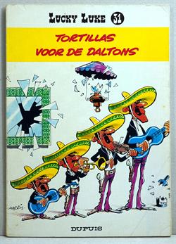 Lucky Luke. Dupuis nr. 31. Tortillas voor de daltons -sc- 2e druk 1968