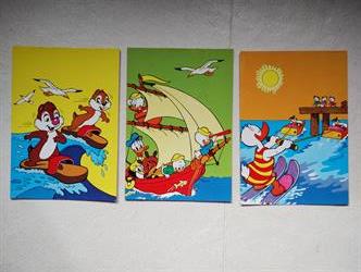 Walt Disney - postkaarten - Serie 130 - Nrs 2 + 3 + 4