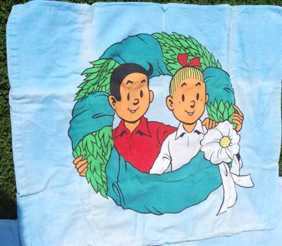 Suske en Wiske- Bedovertrek + Kussensloop- 1990