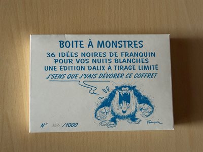 Franquin - Boite a Monstres - 36 Postkaarten - Oplage 1000 ex - 1990