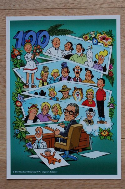 Suske en Wiske - hardcover - 100 jaar Willy Vandersteen - Striproute 2013
