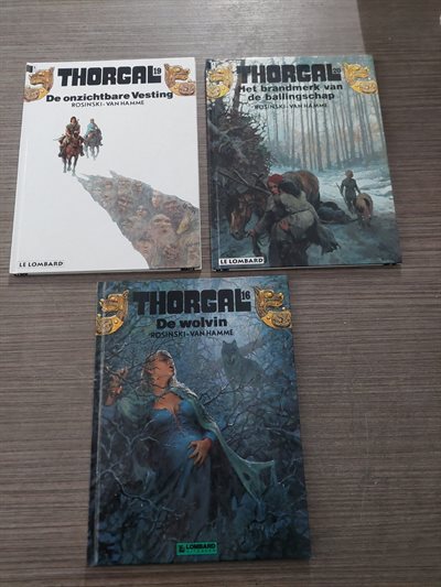 Thorgal - Nrs 16, 19 en 20 - 3 x HC - 1e druk 1990 - 1995