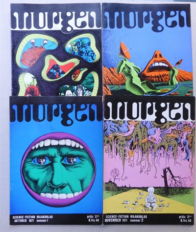Morgen deel 1 t/m 4 - Volledige reeks - Science fiction maandblad - 1971