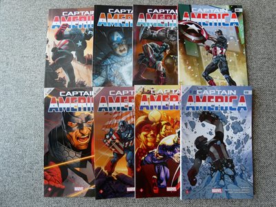 Captain America - compleet nrs 1 t/m 8 - SC - 1e druk (2015-2017)