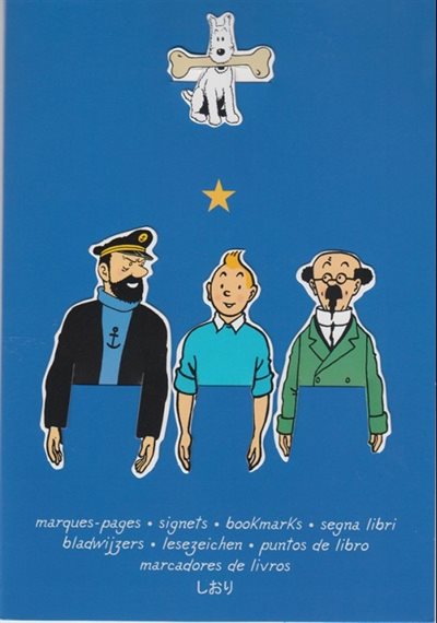 8 boekenleggers Kuifje - 1999