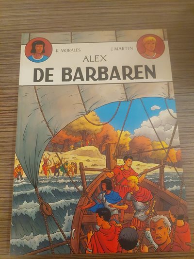 Alex - deel 21 - De barbaren - Wonderland Half Vier/ Dargaud uitgave - Luxe hc - 1e druk 1998	