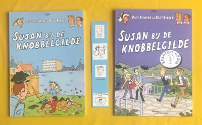 Piet Pienter en Bert Bibber - Susan bij de Knobbelgilde in 2 versies inclusief bladwijzer - 2003/2011