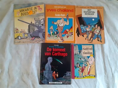 Freddy Lombard en anderen - 5x Yves Chaland - hc + sc
