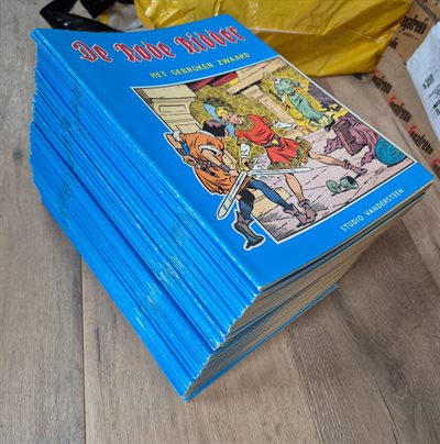 De Rode Ridder - 64 albums  -Krantenbijlagen Nieuwsblad - sc - Heruitgaven - 2006