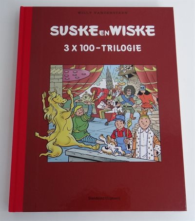 Suske en Wiske - 3 x 100 trilogie - Luxe hardcover editie op groot formaat met linnen rug - (2008)