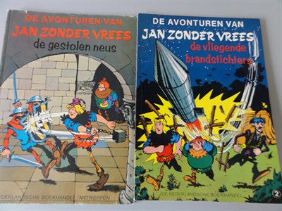 Jan Zonder vrees - Volledige reeks - sc - Eerste druk - 1970