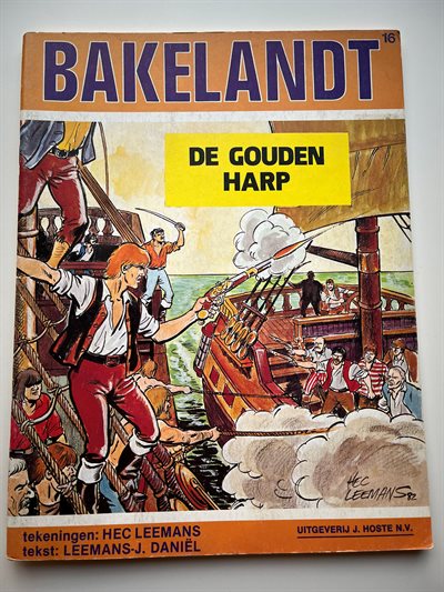 Bakelandt nr 16 - De gouden harp - 1ste druk 1981 - SC