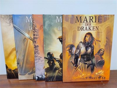 Marie der draken 1 t/m 5 - complete reeks - Silvester - hc - 1e druk - 2011-2015