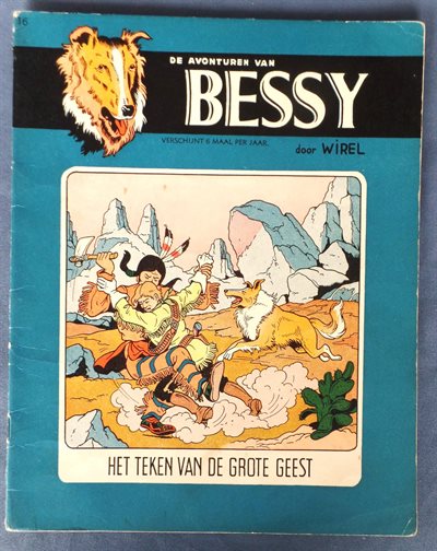 Bessy 16. Het teken van de grote geest - sc - 1e druk 1957